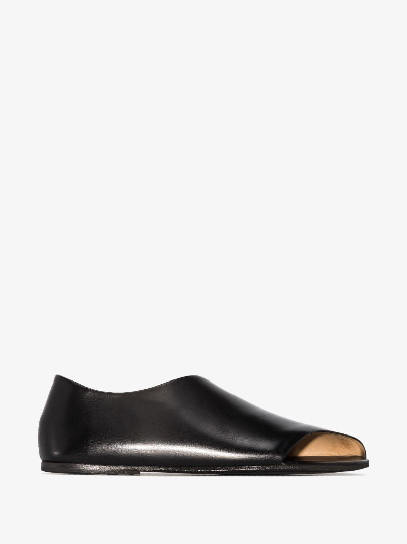 Black Arsella Pantofola Aperta Sandals