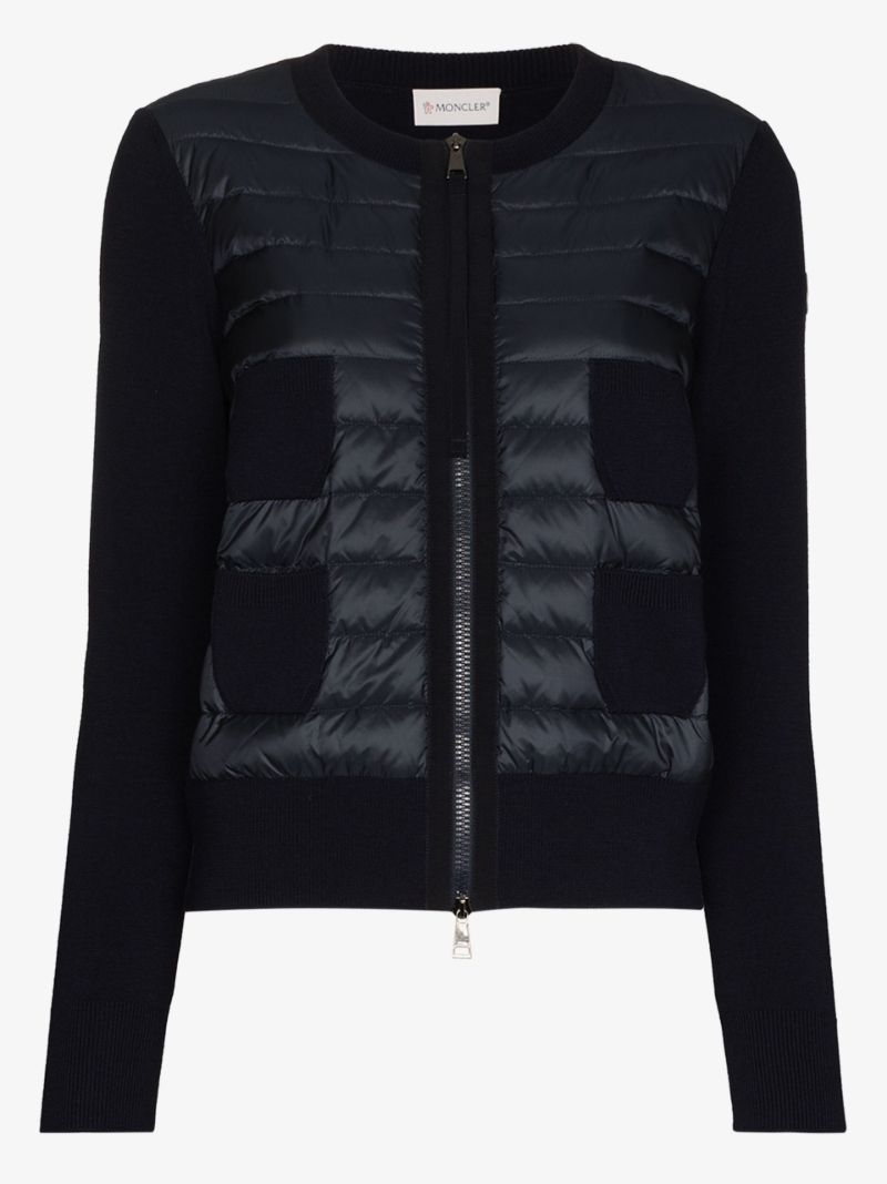 Padded Zip-up Sweater