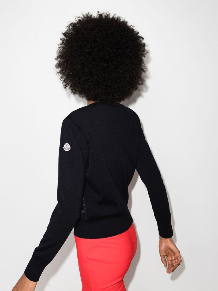 Padded Zip-up Sweater