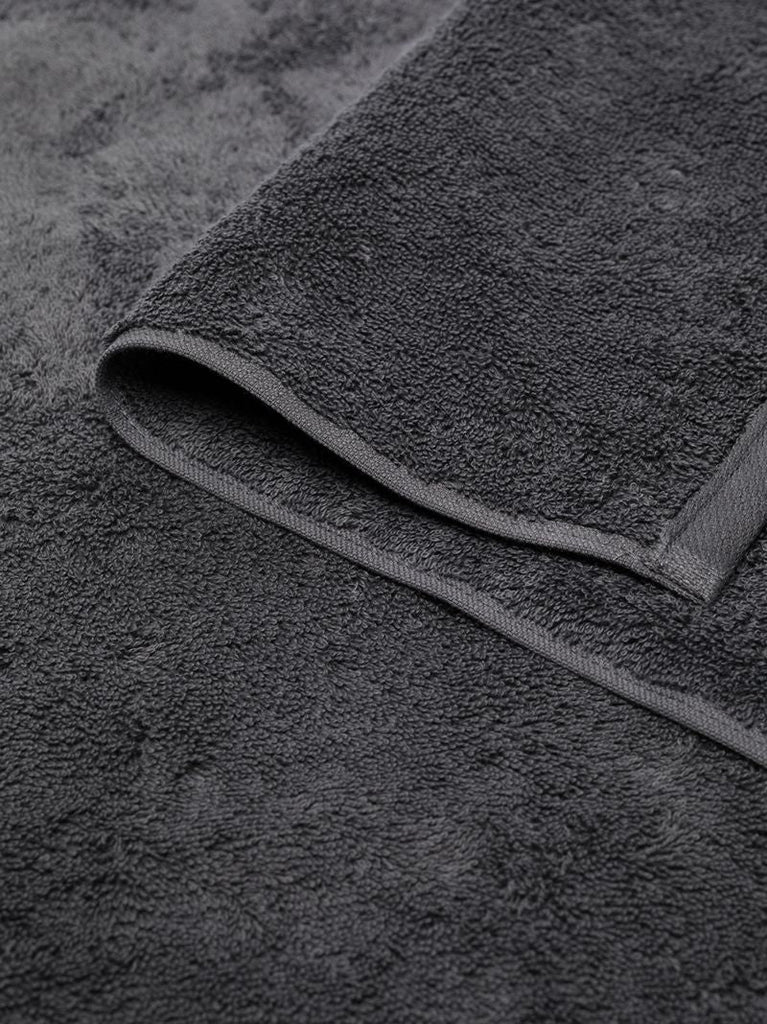 Grey Organic Terry Cotton Towel Set