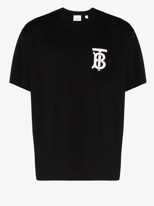 Black Monogram Logo T-shirt