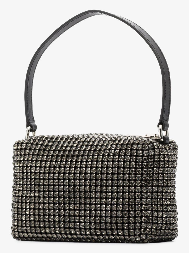 Black Heiress Crystal Mini Bag