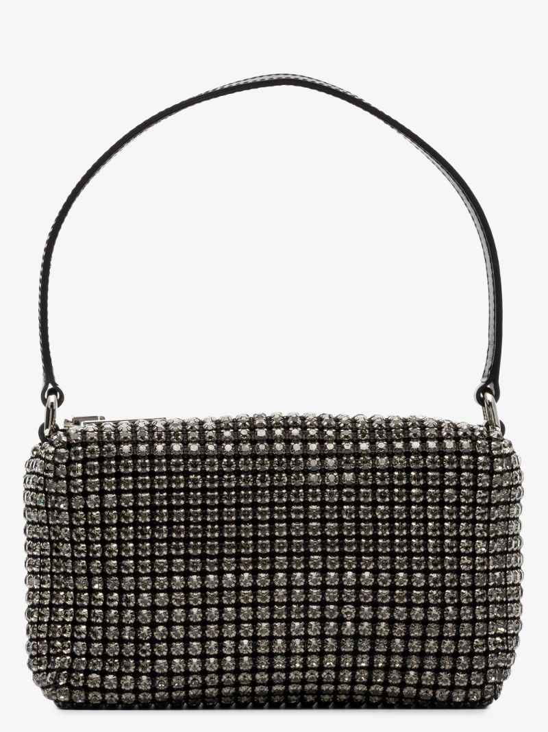 Black Heiress Crystal Mini Bag