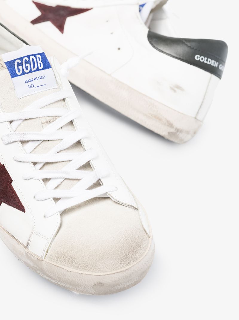 White Super-star Leather Sneakers