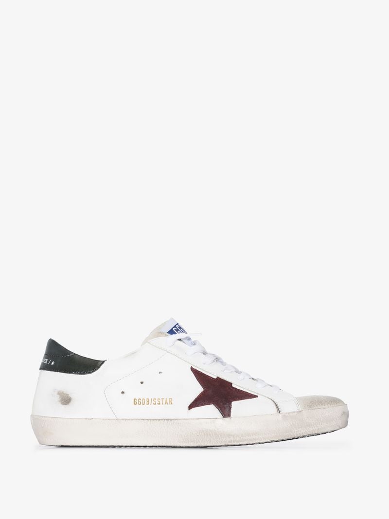 White Super-star Leather Sneakers