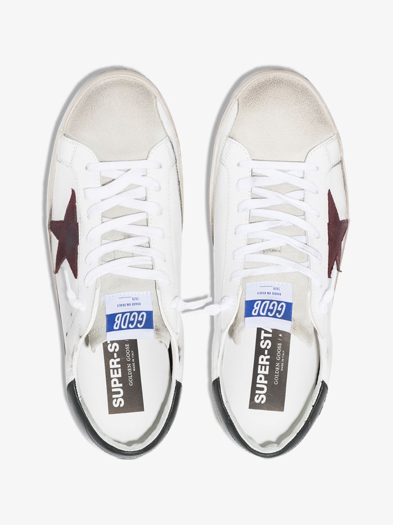 White Super-star Leather Sneakers