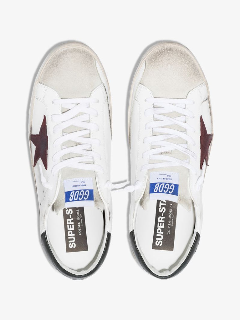 White Super-star Leather Sneakers