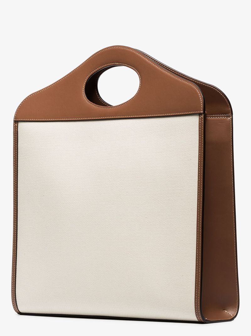Brown Mini Horseferry Logo Tote Bag