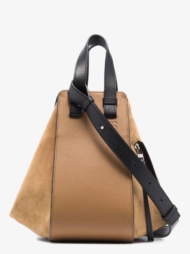 Brown Hammock Small Leather Shoulder Bag
