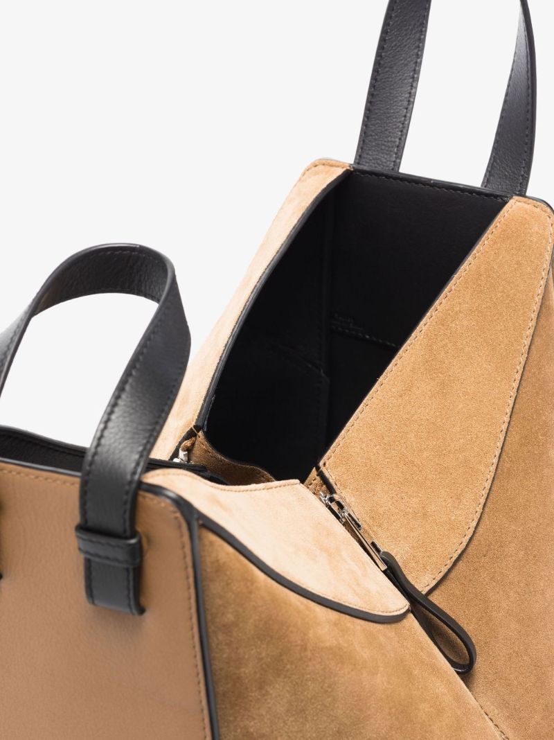 Brown Hammock Small Leather Shoulder Bag