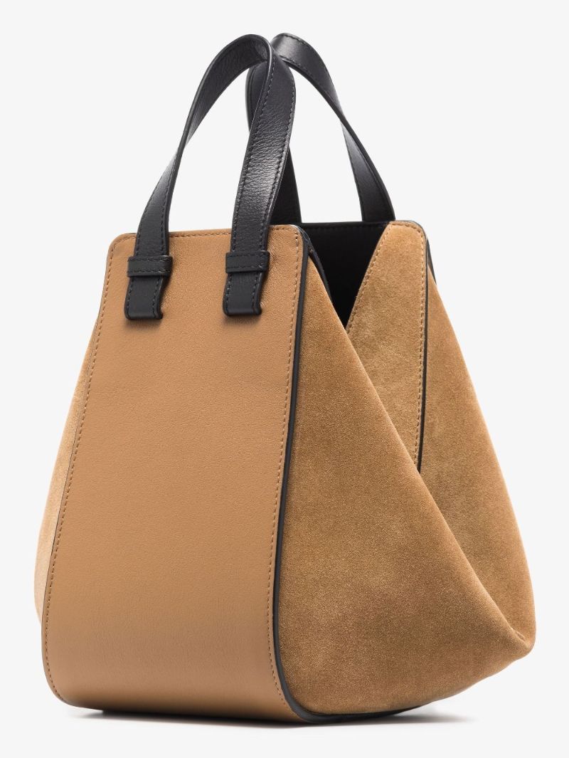 Brown Hammock Small Leather Shoulder Bag