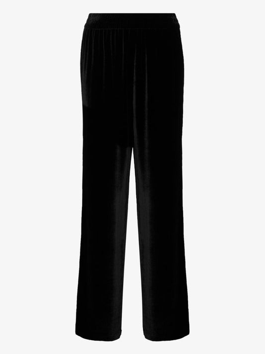 Vanya High Waist Velvet Trousers