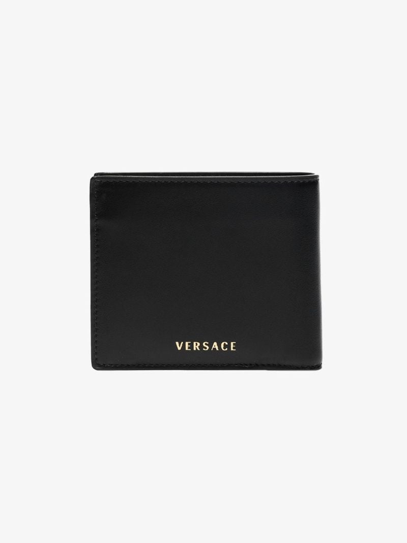 Black Medusa Leather Wallet