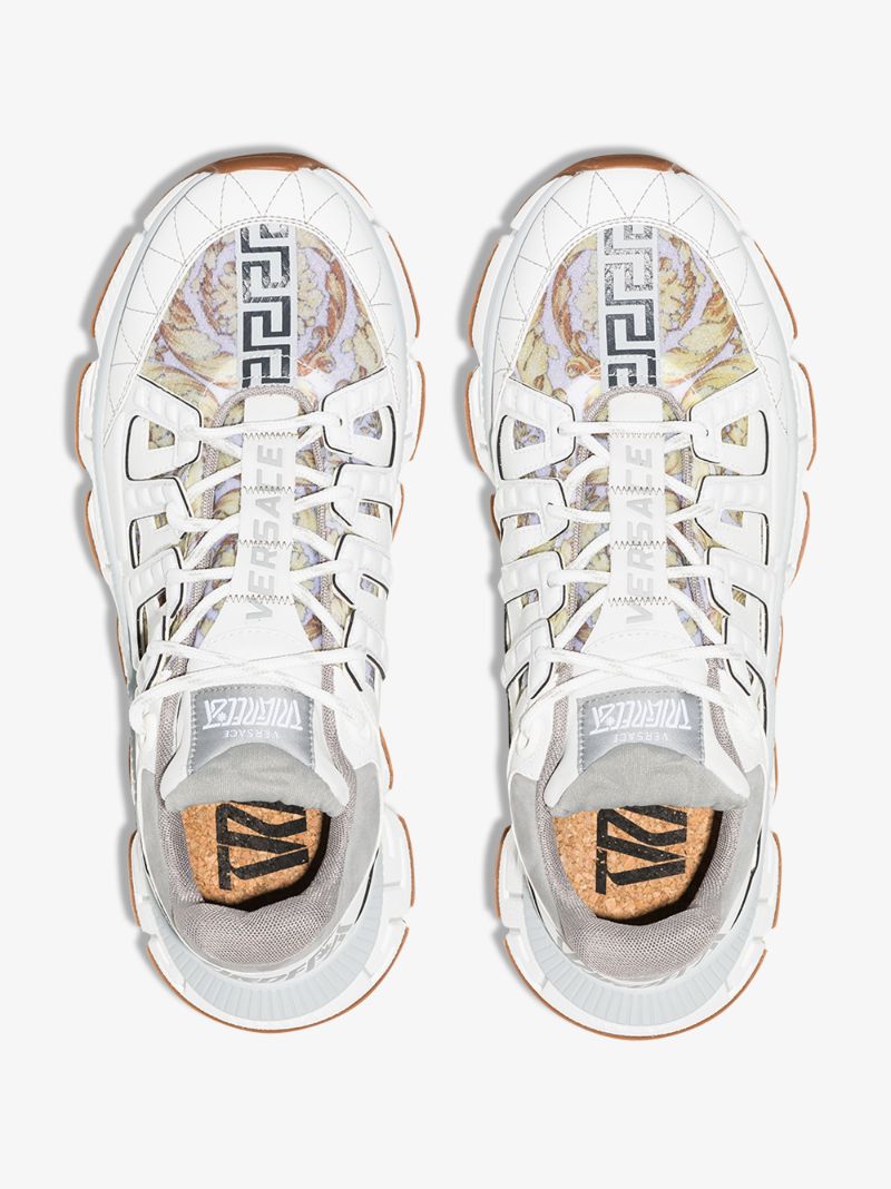 White Trigreca Low Top Sneakers