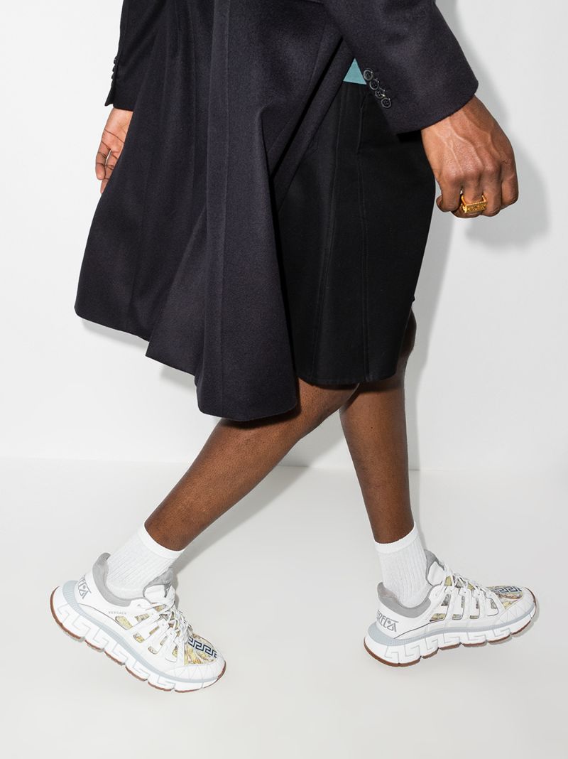 White Trigreca Low Top Sneakers