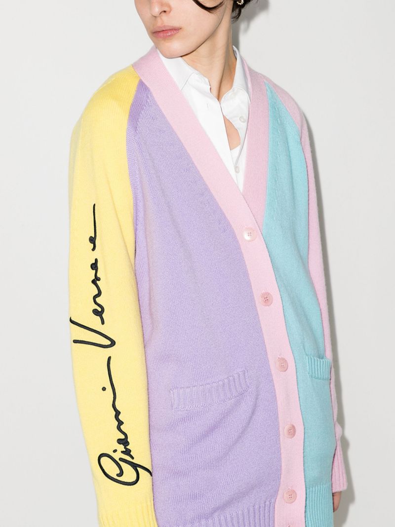 Gv Signature Colour Block Cardigan