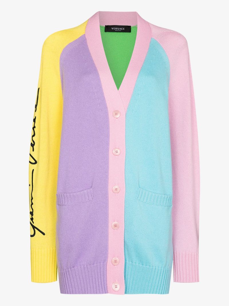 Gv Signature Colour Block Cardigan