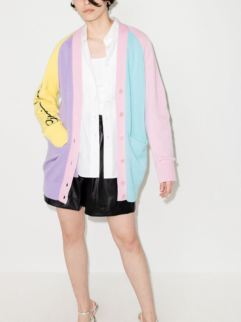 Gv Signature Colour Block Cardigan
