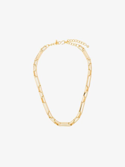 Gold Tone Link Chain Necklace