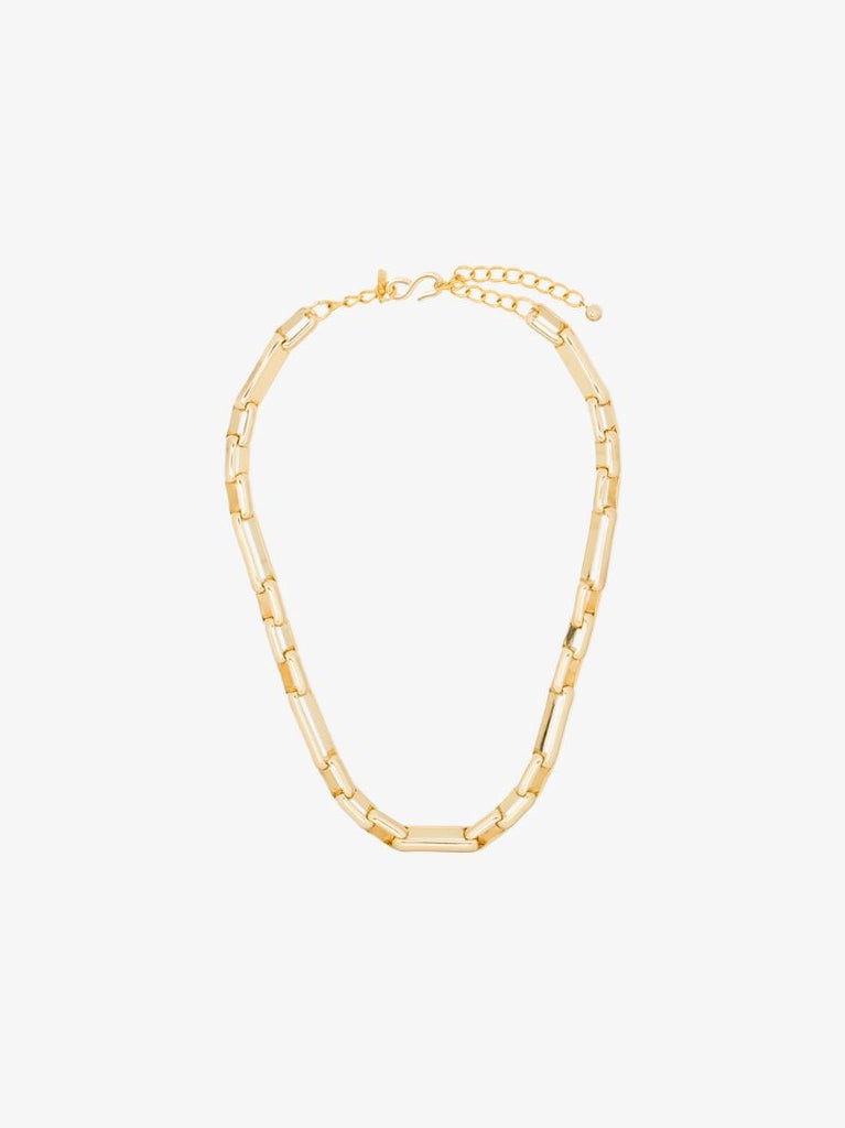 Gold Tone Link Chain Necklace