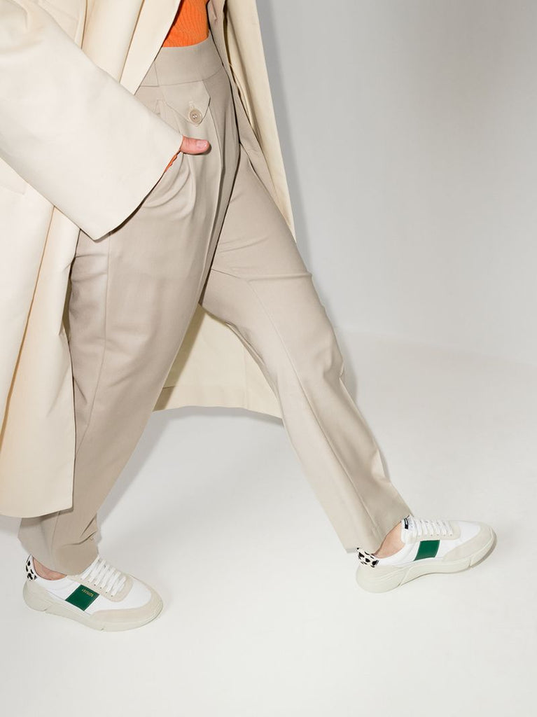White Genesis Vintage Runner Sneakers