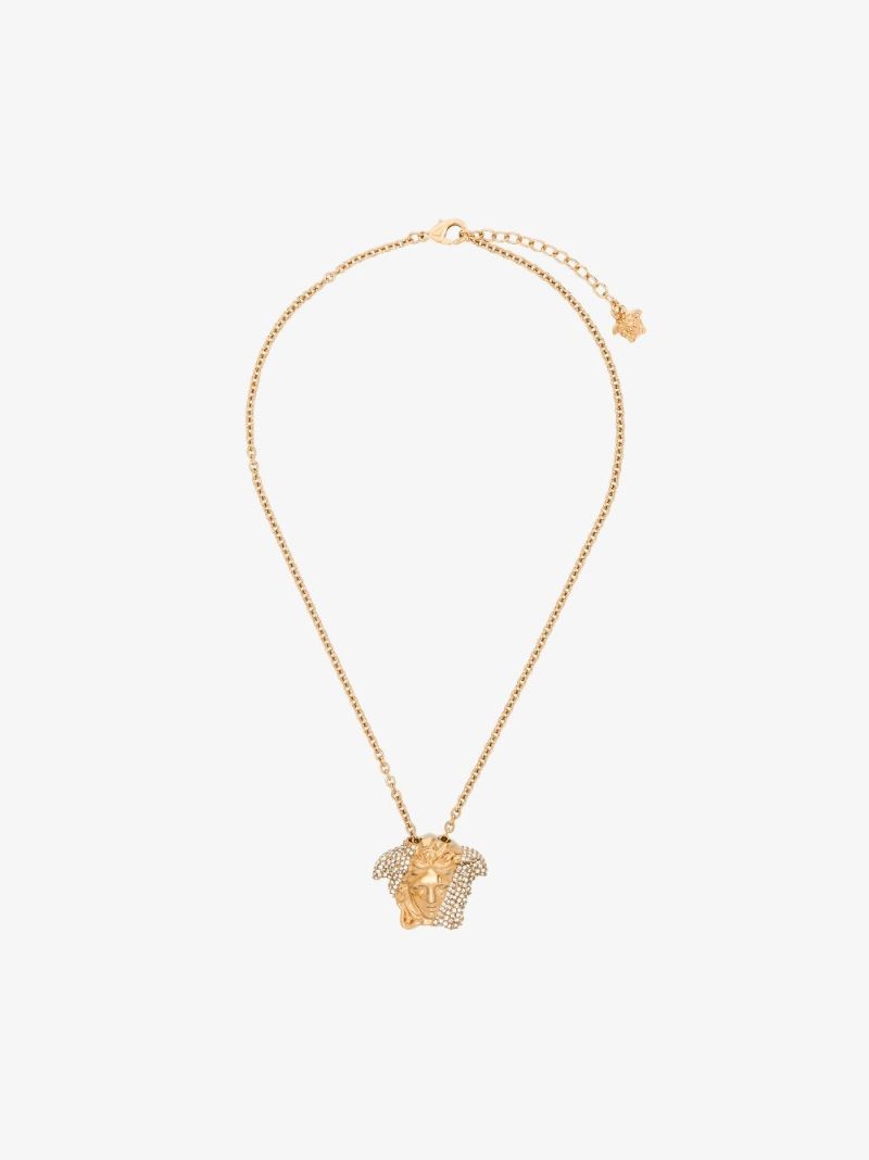 Crystal-embellished Medusa Necklace