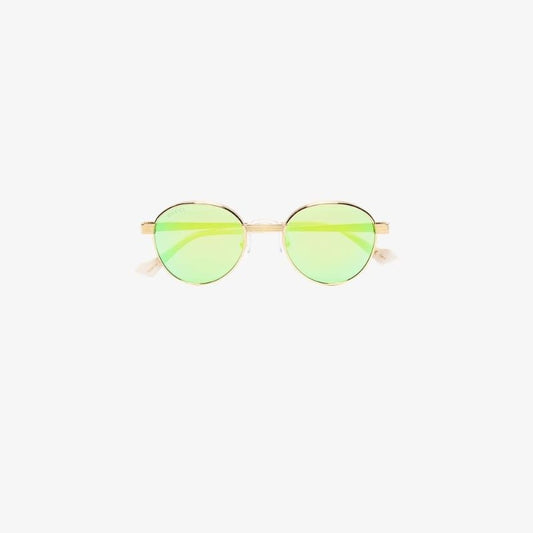 Mirrored Round-frame Sunglasses