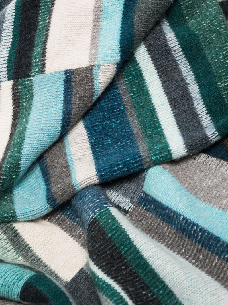 Multicoloured Super Soft Cashmere Blanket