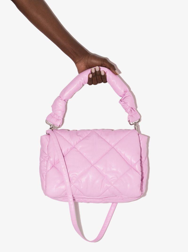 Pink Wanda Padded Shoulder Bag