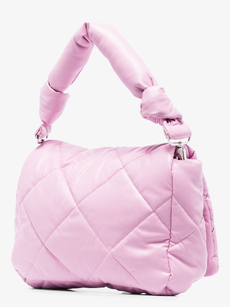 Pink Wanda Padded Shoulder Bag