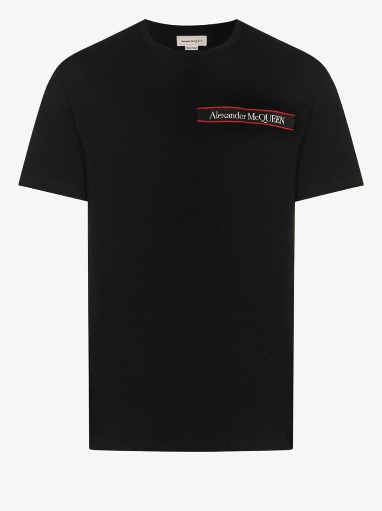 Logo Stripe Cotton T-shirt