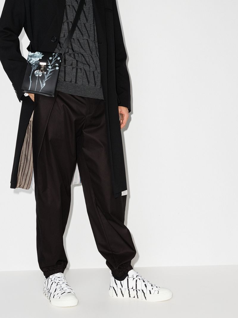White Vltn Times Giggies Sneakers