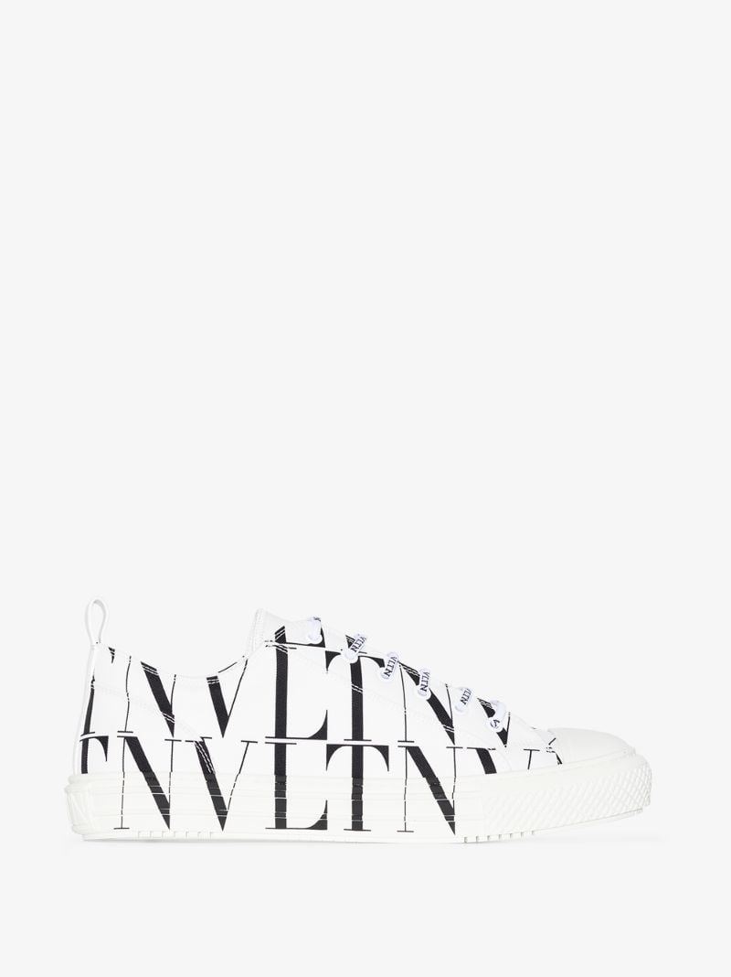 White Vltn Times Giggies Sneakers