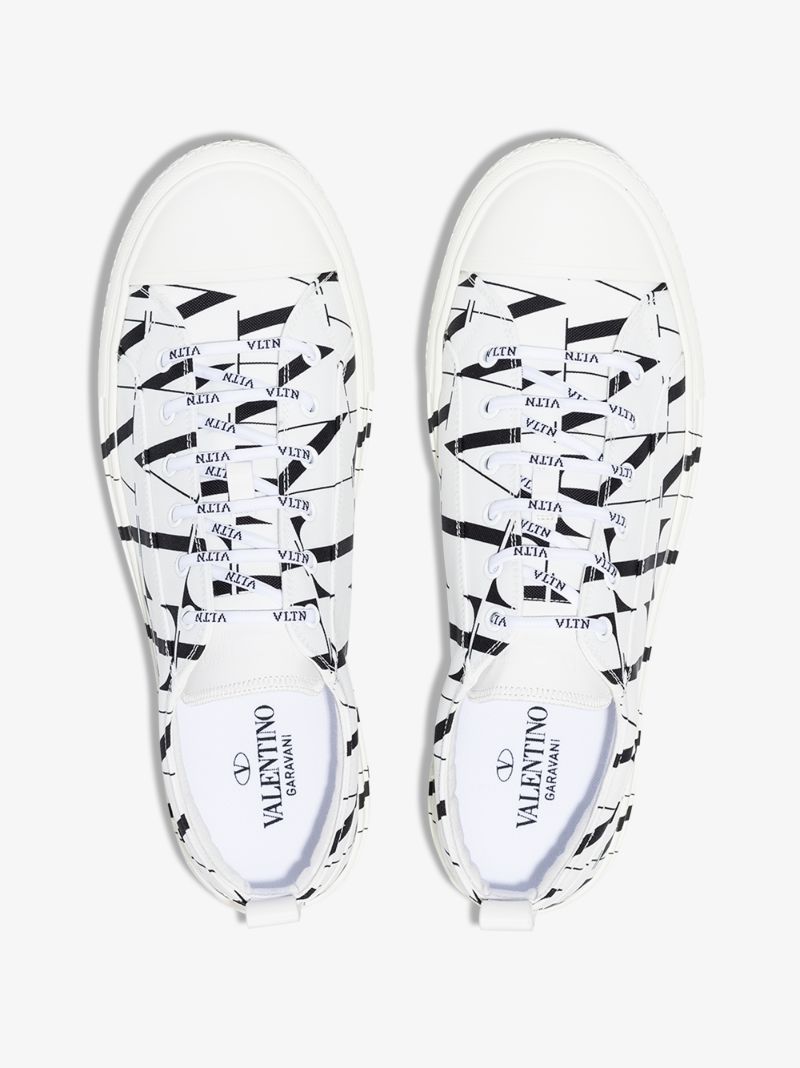 White Vltn Times Giggies Sneakers
