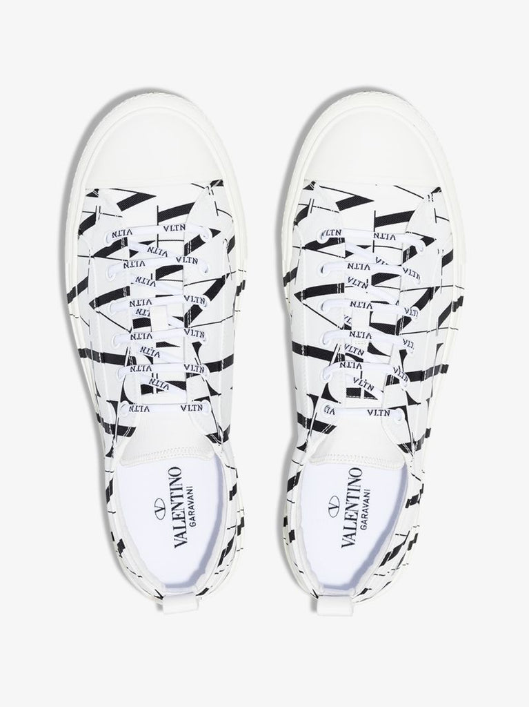 White Vltn Times Giggies Sneakers