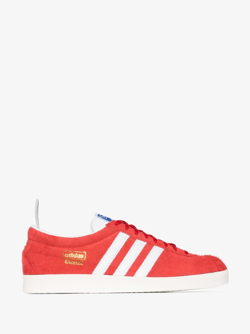 Red Gazelle Vintage Suede Sneakers