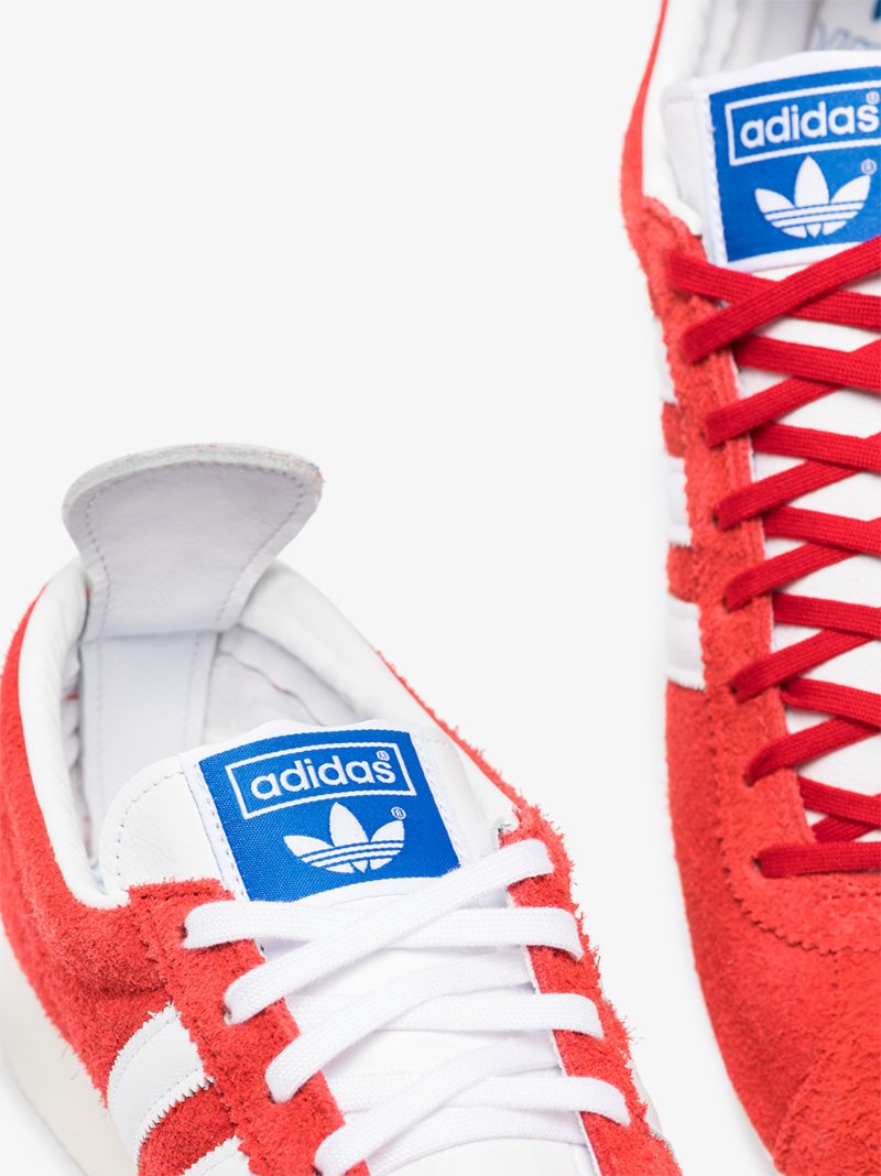 Red Gazelle Vintage Suede Sneakers