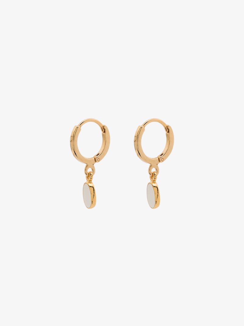 Gold Tone Drop Earrings