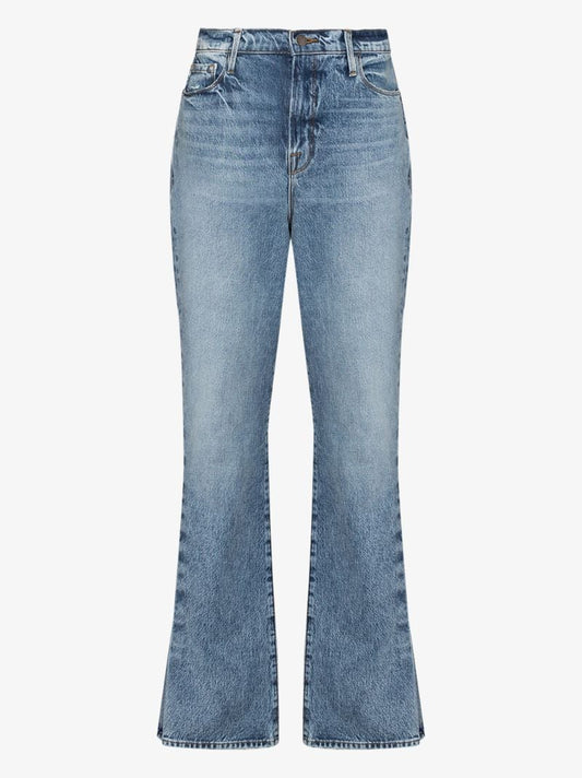 Le Drew Pleated Hem Jeans