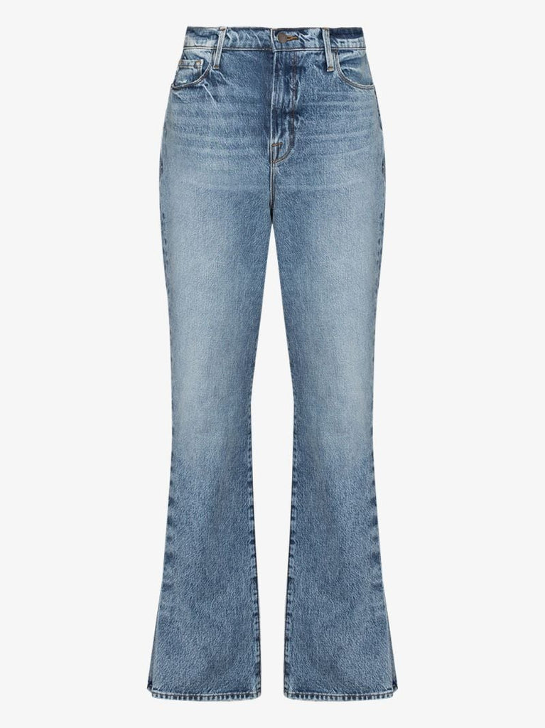 Le Drew Pleated Hem Jeans
