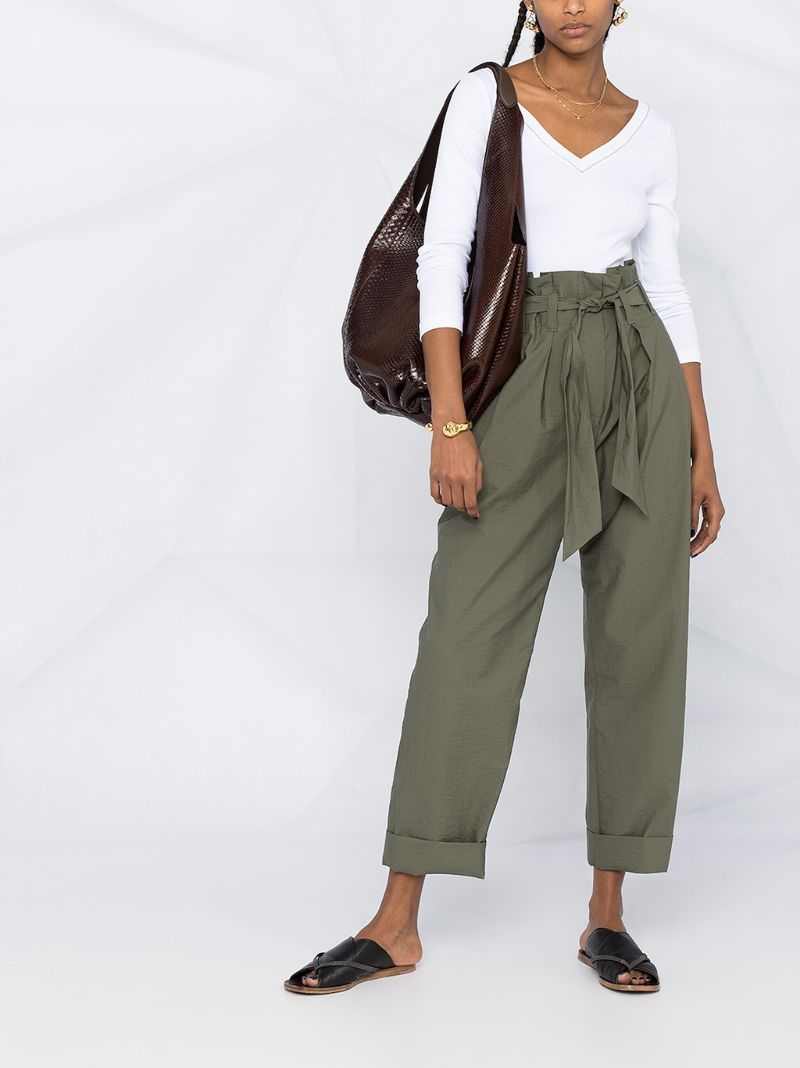 White Monilli Bead-embellished Long-sleeve Top