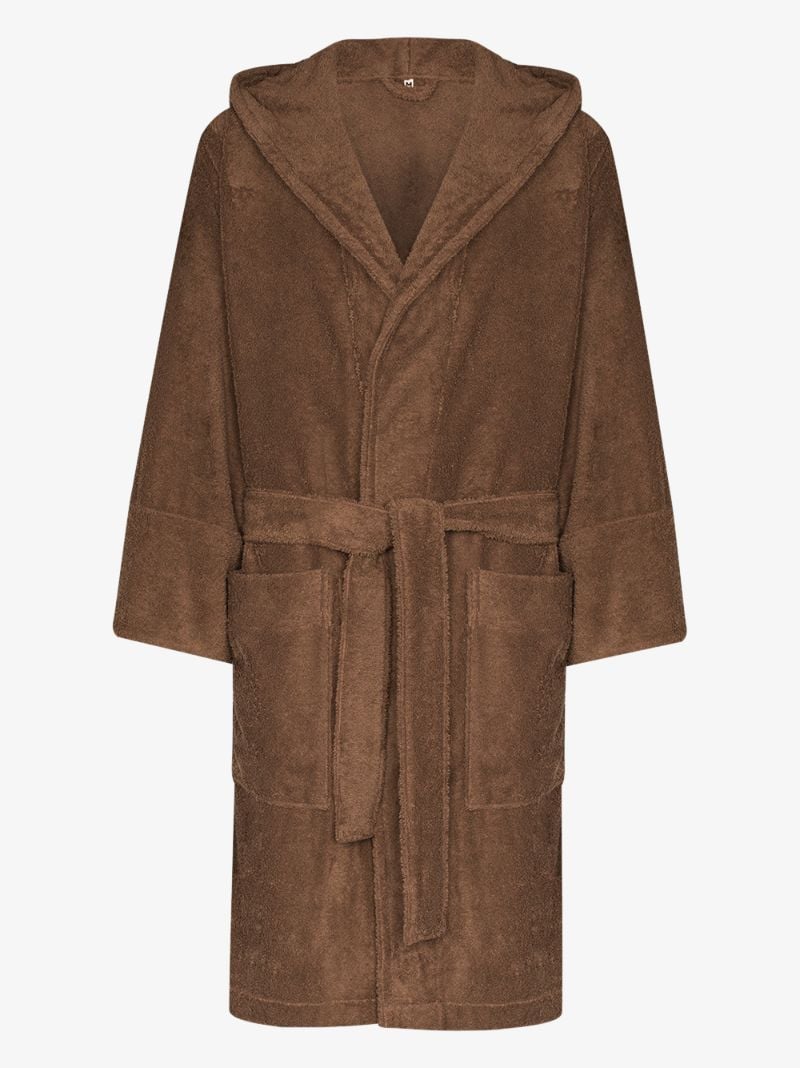 Brown Terry Cotton Bathrobe