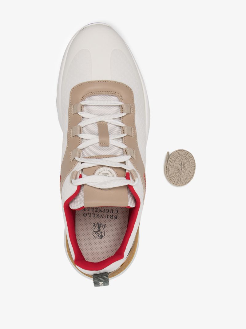 Multicoloured Panelled Sneakers