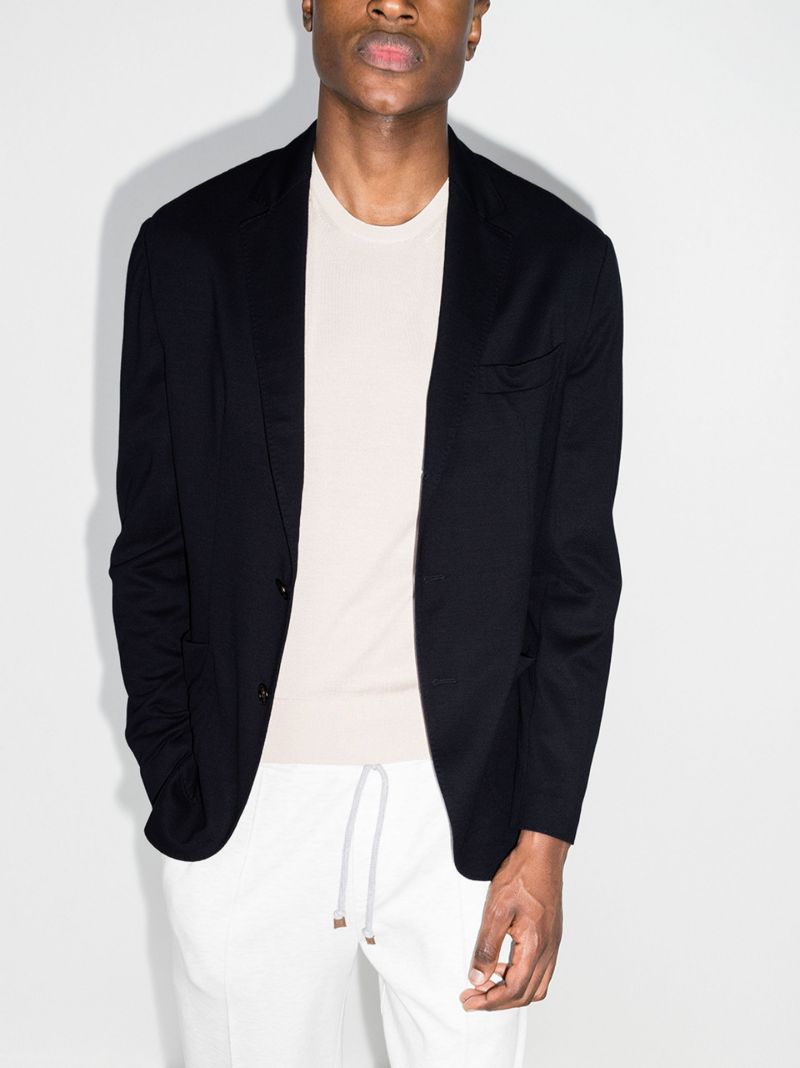 Single-breasted Wool Blazer