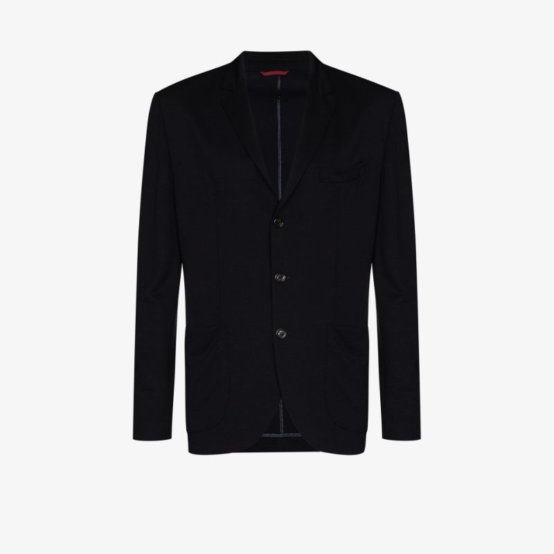 Single-breasted Wool Blazer