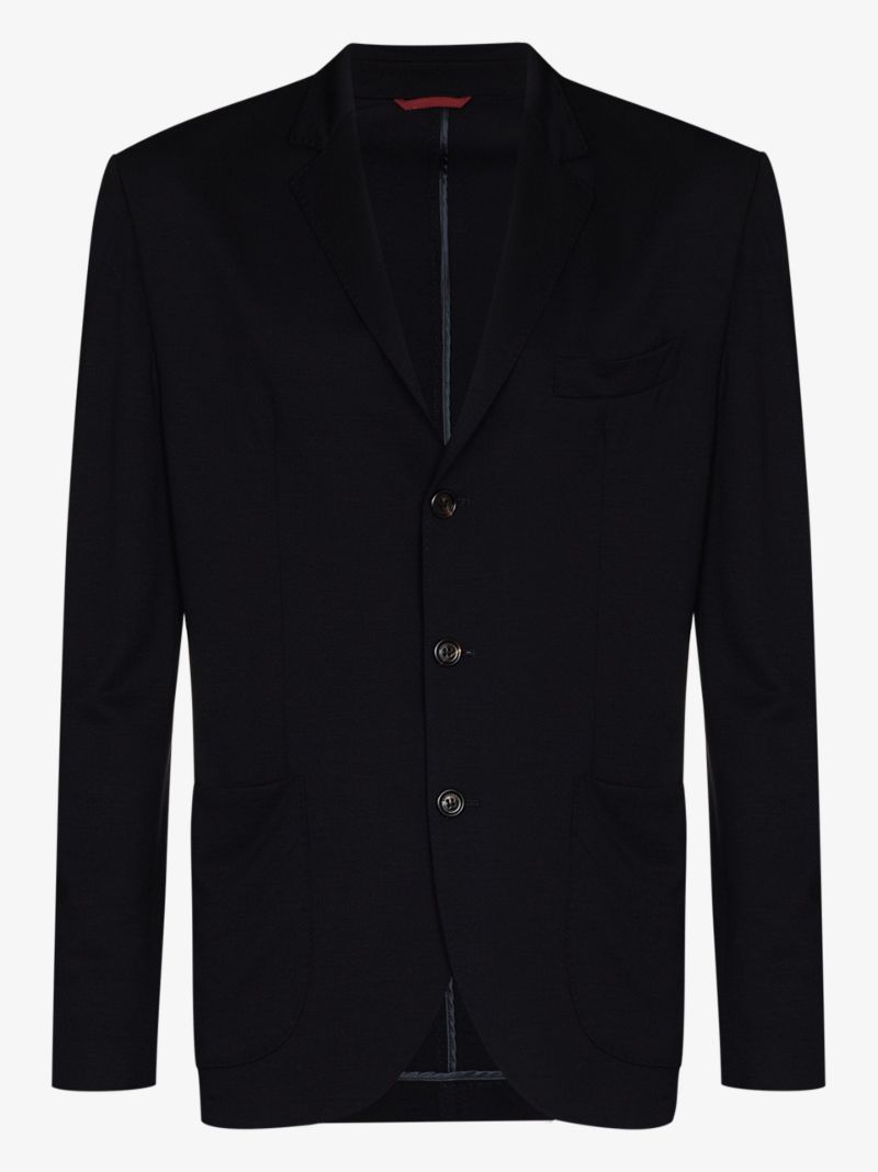Single-breasted Wool Blazer