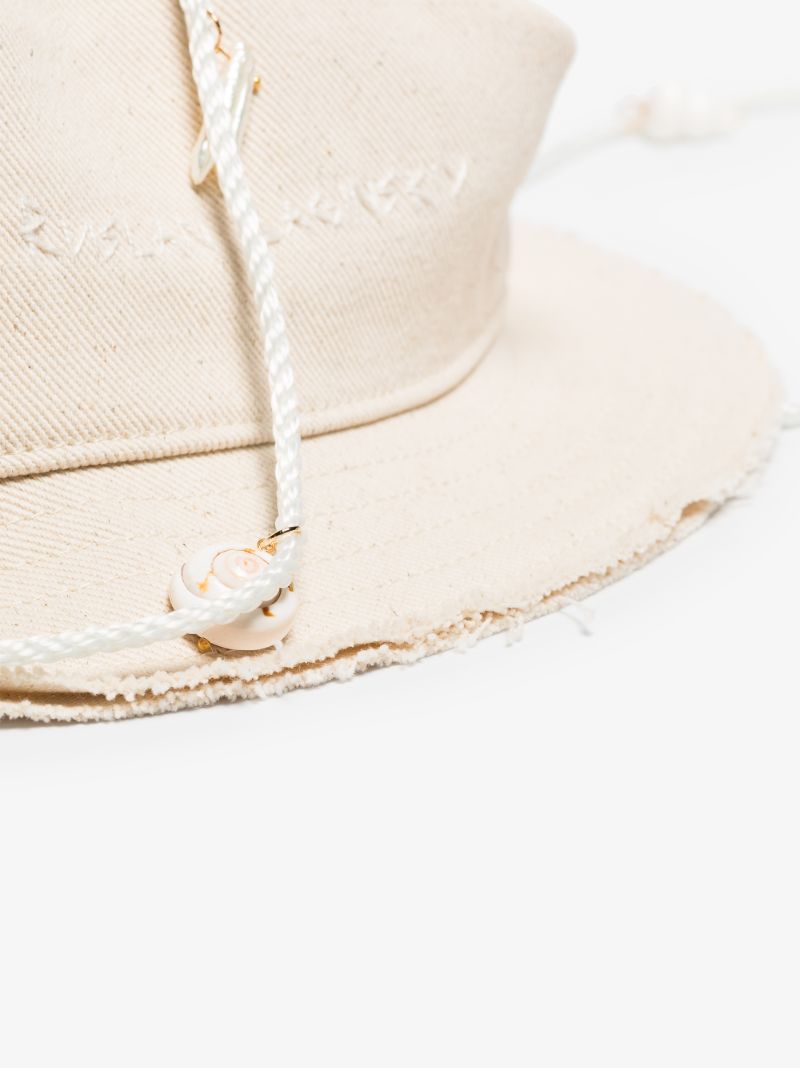 Neutral Lampshade Cotton Bucket Hat
