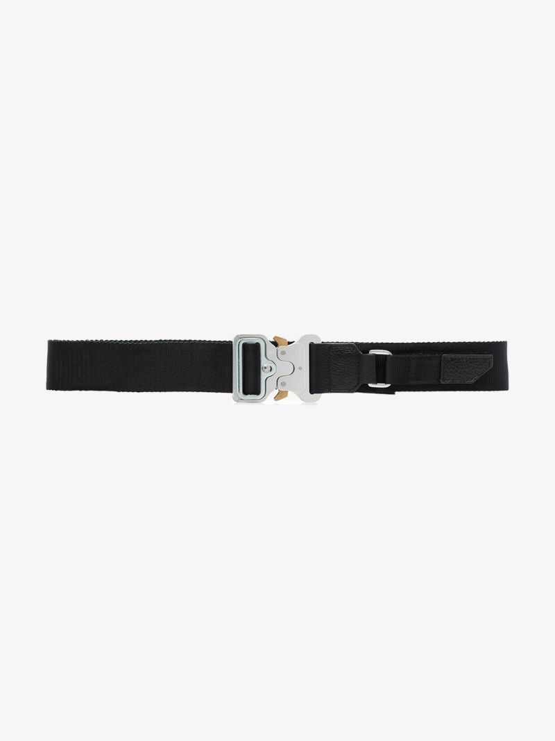 Black Classic Rollercoaster Leather Belt