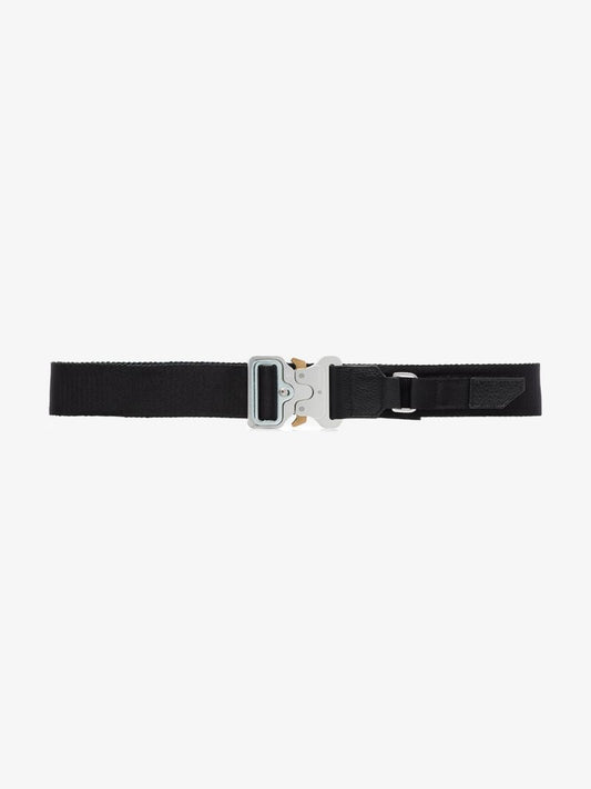 Black Classic Rollercoaster Leather Belt