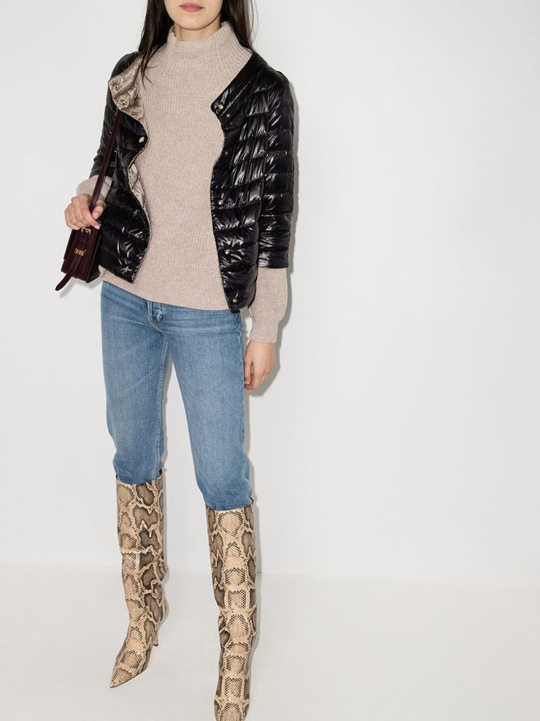 Cropped Down Puffer Jacket